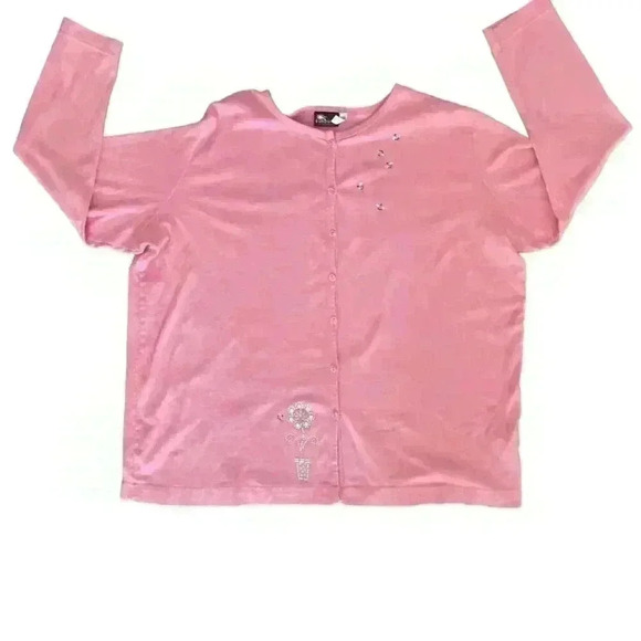 Sunburst by Morning Sun Long Sleeve Embellished Sequin Cardigan Size 2XL XXL - Picture 11 of 11